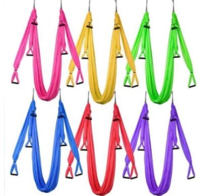 Hamac de Yoga Antigravité - Suspendu, Robuste et Multi-couleurs pour Fitness Aérien - IVOIRART.COM
