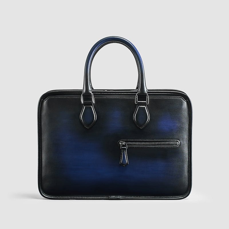 Hand-rubbed Vintage Business Bag - IVOIRART.COM