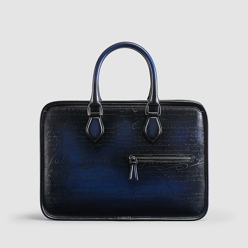 Hand-rubbed Vintage Business Bag - IVOIRART.COM