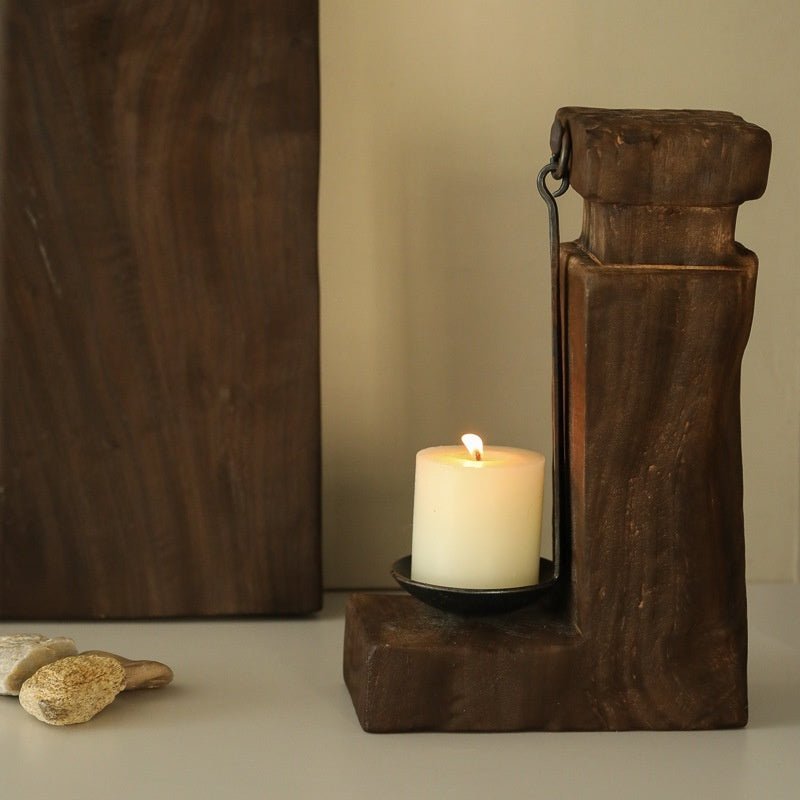 Handmade Candlestick Vintage Furnishings Ornaments - IVOIRART.COM