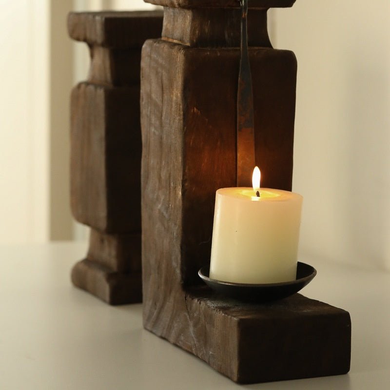 Handmade Candlestick Vintage Furnishings Ornaments - IVOIRART.COM