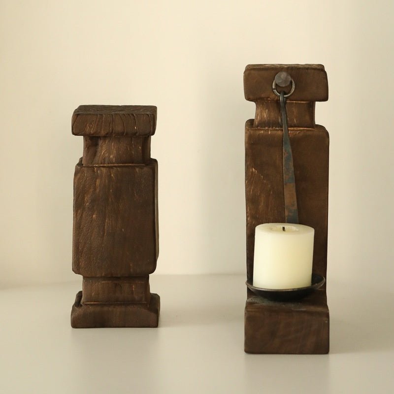 Handmade Candlestick Vintage Furnishings Ornaments - IVOIRART.COM