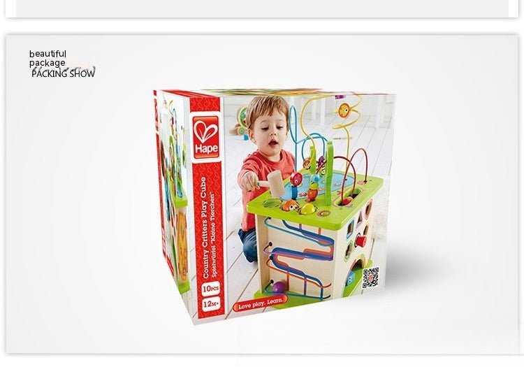 Happy Farm Game Box Bead-stringing Toy Treasure Chest Complex Beaded Baby Large Baby Children Educational Toys - IVOIRART.COM