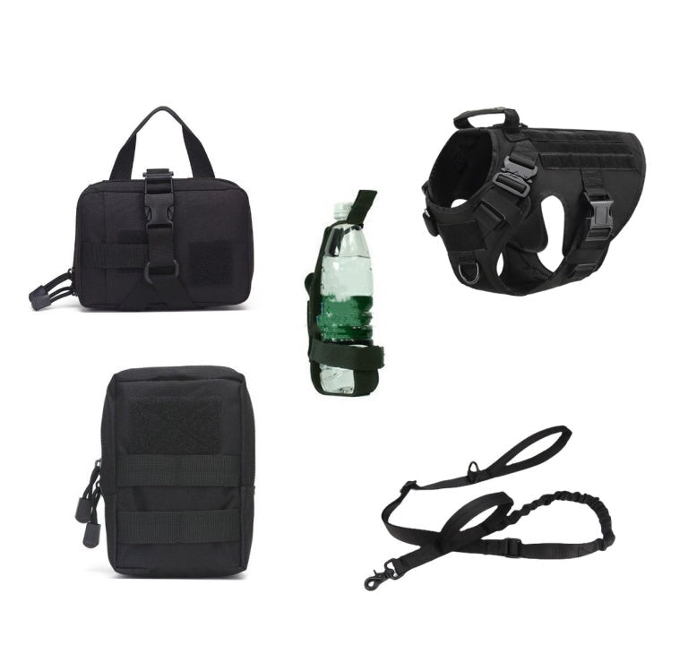 Harnais Tactique pour Chien Vest K9 d'Entraînement Chiens Toutes Races - IVOIRART.COM