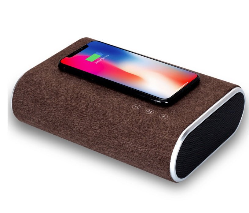 Haut-parleur avec chargeur sans fil intégré, Bluetooth, protection haute tension - IVOIRART.COM