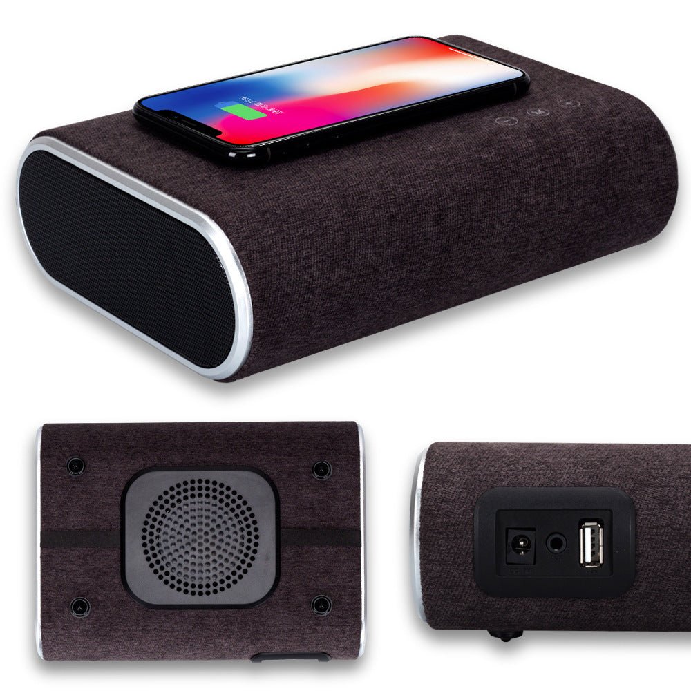 Haut-parleur avec chargeur sans fil intégré, Bluetooth, protection haute tension - IVOIRART.COM