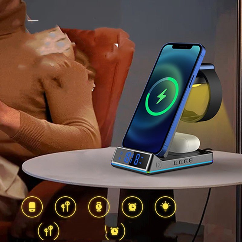 Headset Clock 5-in-1 Wireless Charger - IVOIRART.COM