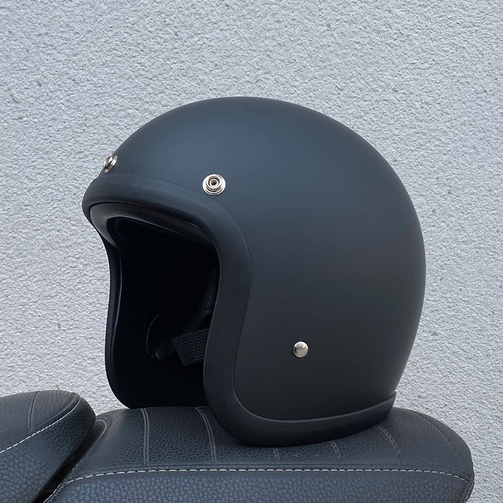 Helmet Half Helmet Retro Helmet FRP Motorcycle Helmet - IVOIRART.COM