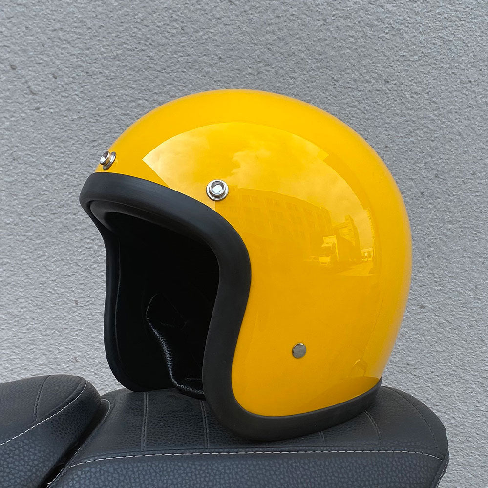 Helmet Half Helmet Retro Helmet FRP Motorcycle Helmet - IVOIRART.COM