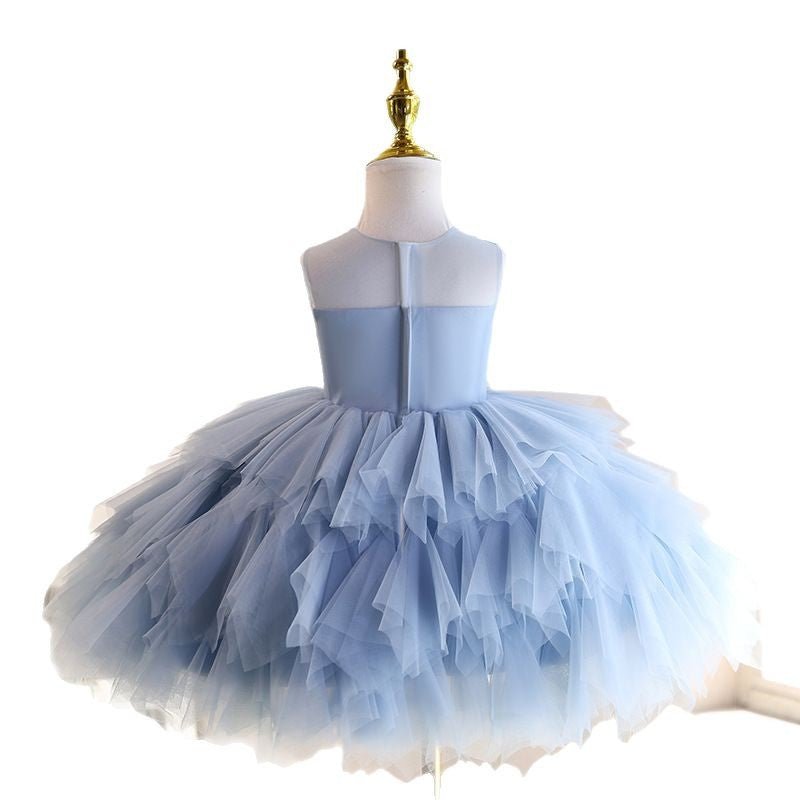 High-end Affordable Luxury Minority Children Birthday Princess Dress Tulle Tutu - IVOIRART.COM