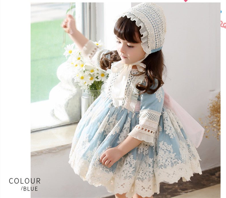 High-end Children's Clothing Girls Princess Luxury Three-piece Dress - IVOIRART.COM