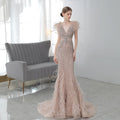 High-end Luxury Fishtail Evening Dress - IVOIRART.COM