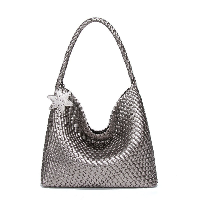 High-end Niche-design Handwoven In Relaxed Laid-back Styleperfect As A Casual Or Commuter Shoulder Bag - IVOIRART.COM
