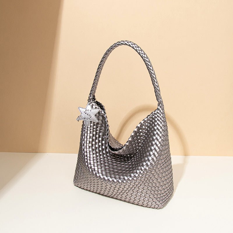 High-end Niche-design Handwoven In Relaxed Laid-back Styleperfect As A Casual Or Commuter Shoulder Bag - IVOIRART.COM