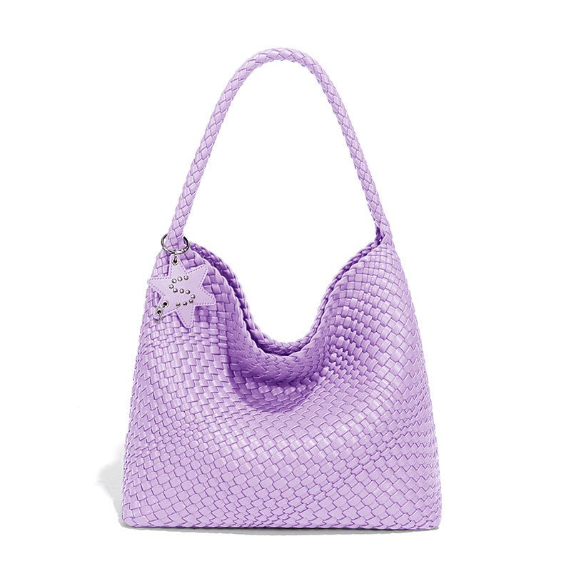 High-end Niche-design Handwoven In Relaxed Laid-back Styleperfect As A Casual Or Commuter Shoulder Bag - IVOIRART.COM