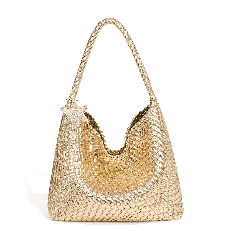 High-end Niche-design Handwoven In Relaxed Laid-back Styleperfect As A Casual Or Commuter Shoulder Bag - IVOIRART.COM