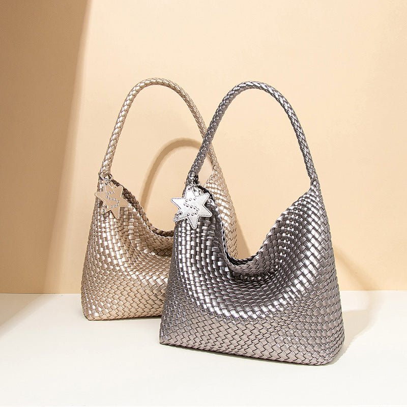 High-end Niche-design Handwoven In Relaxed Laid-back Styleperfect As A Casual Or Commuter Shoulder Bag - IVOIRART.COM