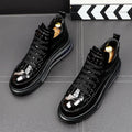 High-Top Shoes Fashion All-Match Trendy Men's Casual Short Boots - IVOIRART.COM