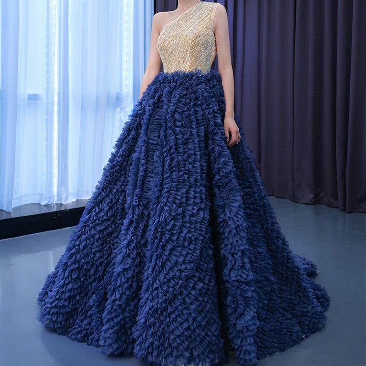 High Waist Slim Bride Singing Solo Poached Skirt - IVOIRART.COM