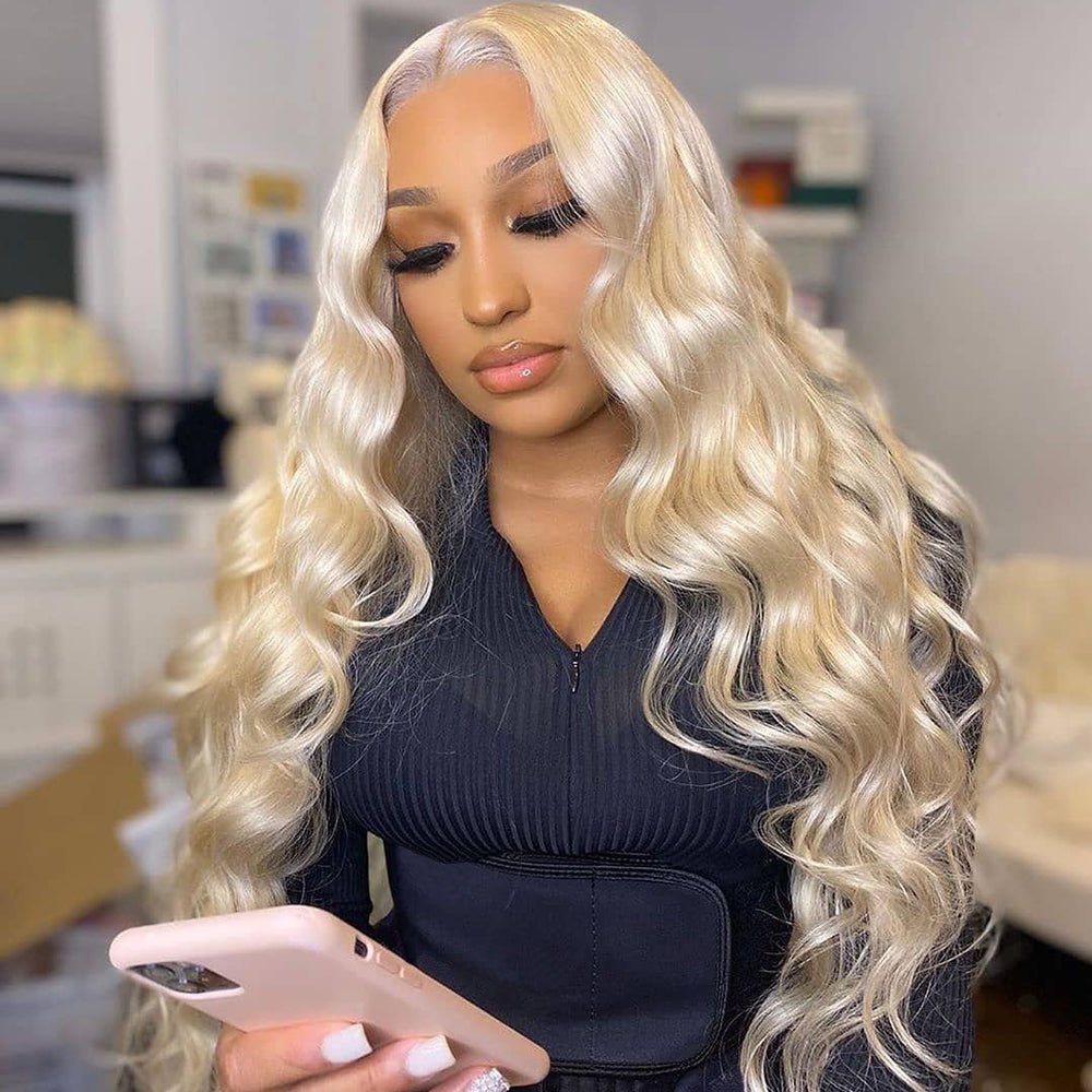 Highlight Wig Human Hair Ombre Lace Front - IVOIRART.COM