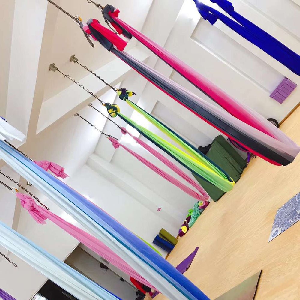 Home Color Gradient Aerial Yoga Hammock Fabric - IVOIRART.COM