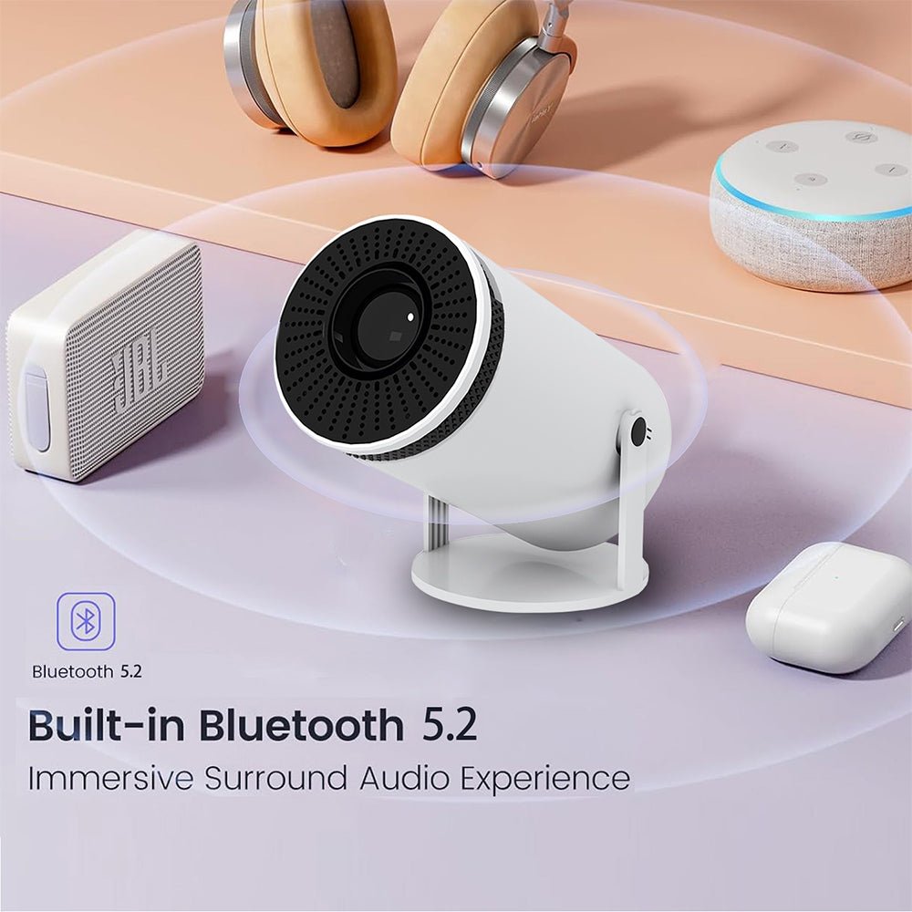 Home HD Projector Bluetooth Portable Mini 4K Mini Phone Y5S Home Theater Projector - IVOIRART.COM