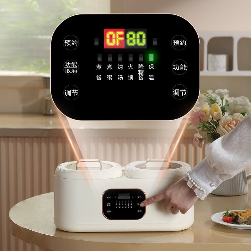 Home Smart Touch Screen Multi-function Bilateral Rice Cooker - IVOIRART.COM