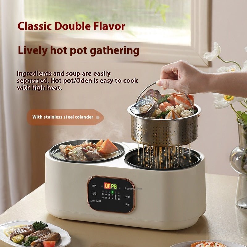 Home Smart Touch Screen Multi-function Bilateral Rice Cooker - IVOIRART.COM
