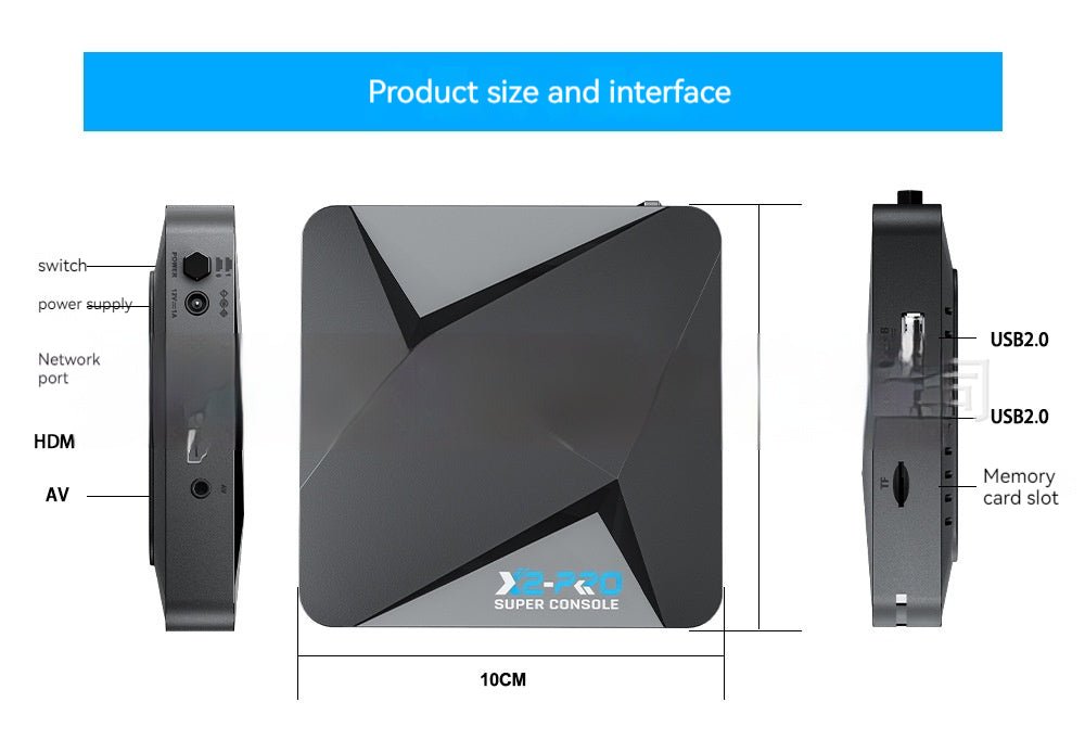 Home Video Three System Integrated Game Set-top Box - IVOIRART.COM