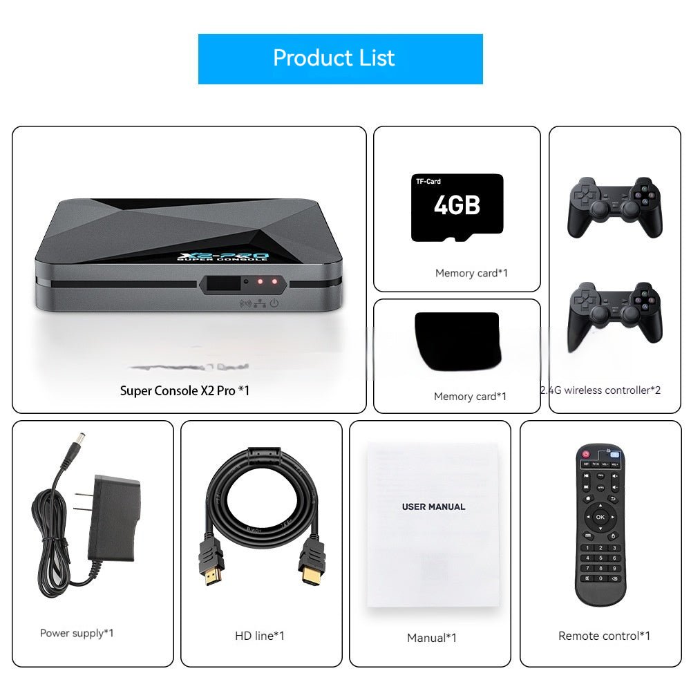 Home Video Three System Integrated Game Set-top Box - IVOIRART.COM