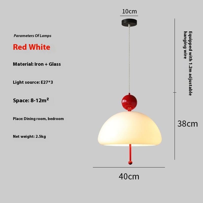 Homestay Hotel Study Vintage Cream Glass Chandelier — Nordic Iron Ceiling Lamp . - IVOIRART.COM
