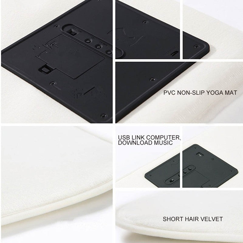 Horloges Réveil Tapis Multifonctions avec Affichage LED et Mousse à Mémoire - IVOIRART.COM