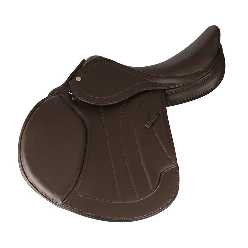 Horse Obstacle Saddle Microfiber Double-layer Fit Saddle Teaching Saddle Saddle - IVOIRART.COM