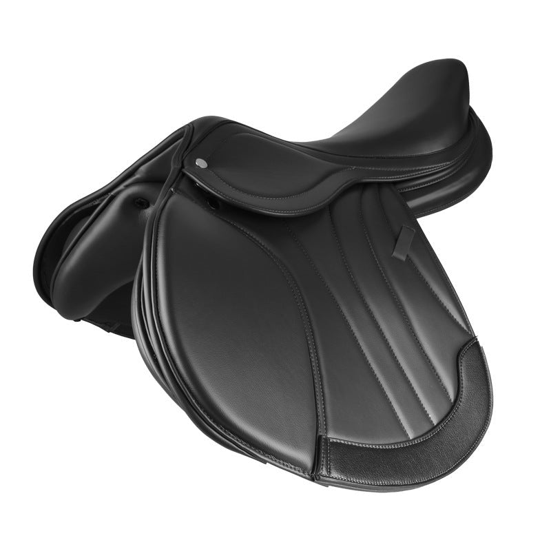 Horse Obstacle Saddle Microfiber Double-layer Fit Saddle Teaching Saddle Saddle - IVOIRART.COM