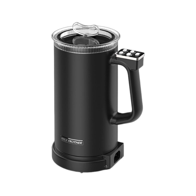 Hot And Cold Double Electric Milk Frother Coffee Latte - IVOIRART.COM