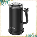 Hot And Cold Double Electric Milk Frother Coffee Latte - IVOIRART.COM