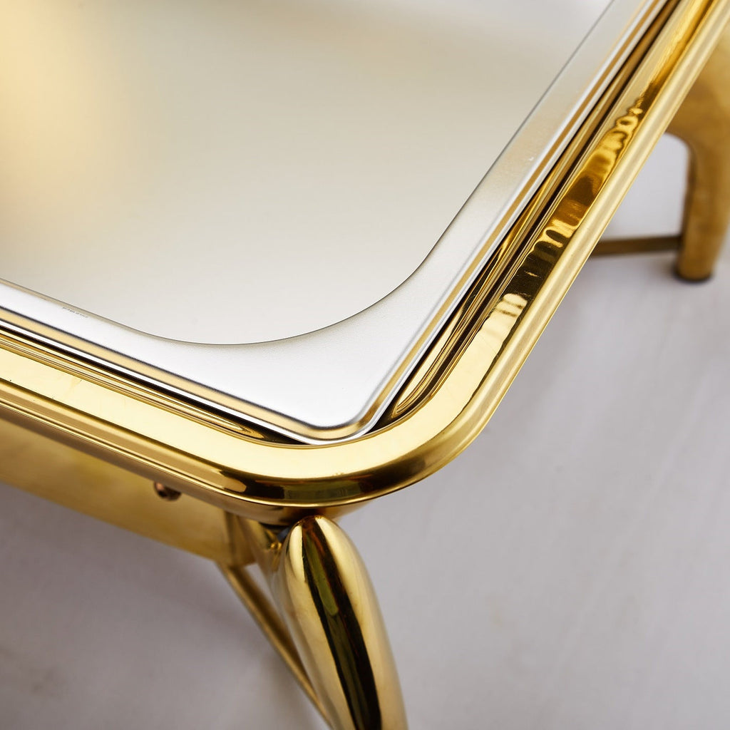 Hotel Restaurant Bufei Golden Stainless Steel Buffet Stove - IVOIRART.COM