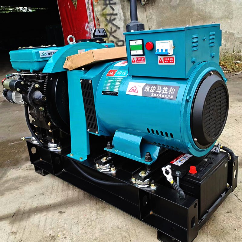 Household Copper-aluminum Single-cylinder Three-phase Direct-connected Generator - IVOIRART.COM