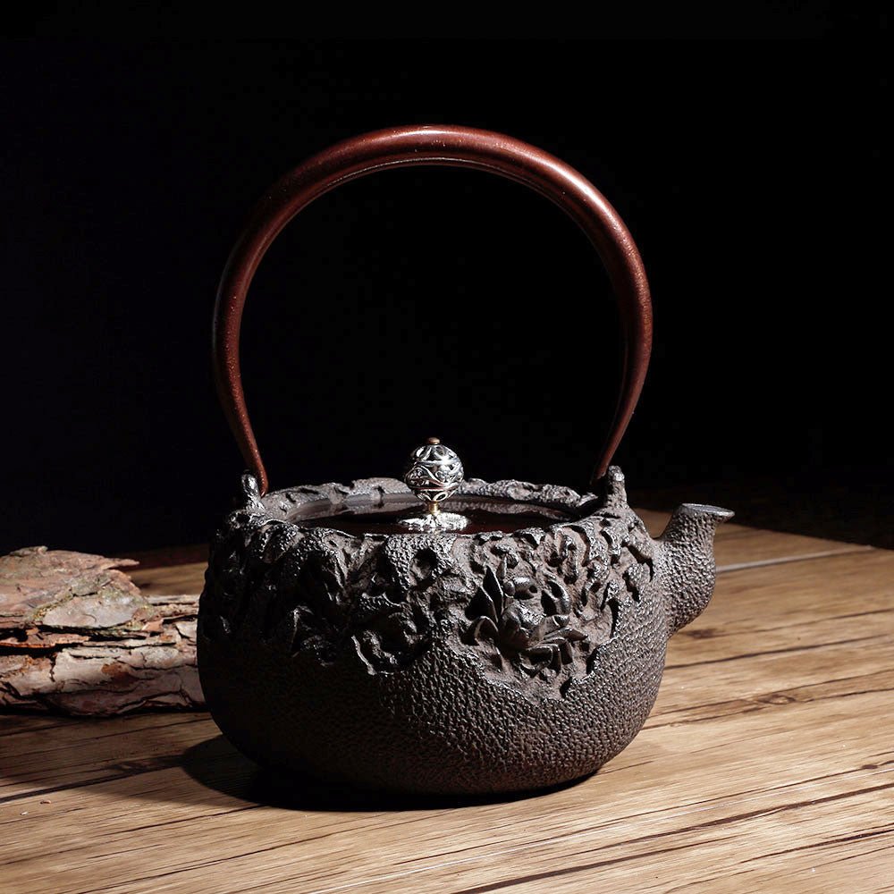 Household Fashion Pig Iron Pot Tea Set - IVOIRART.COM