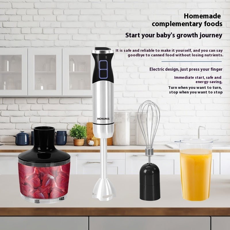 Household Hand Blender Multi-function Handheld Electric Blender - IVOIRART.COM