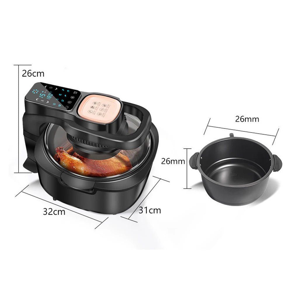 Household Large Caliber Fully Automatic Air Fryer - IVOIRART.COM