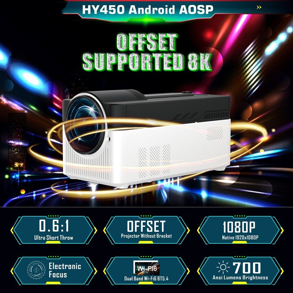 Household Portable 8K Smart Projector - IVOIRART.COM
