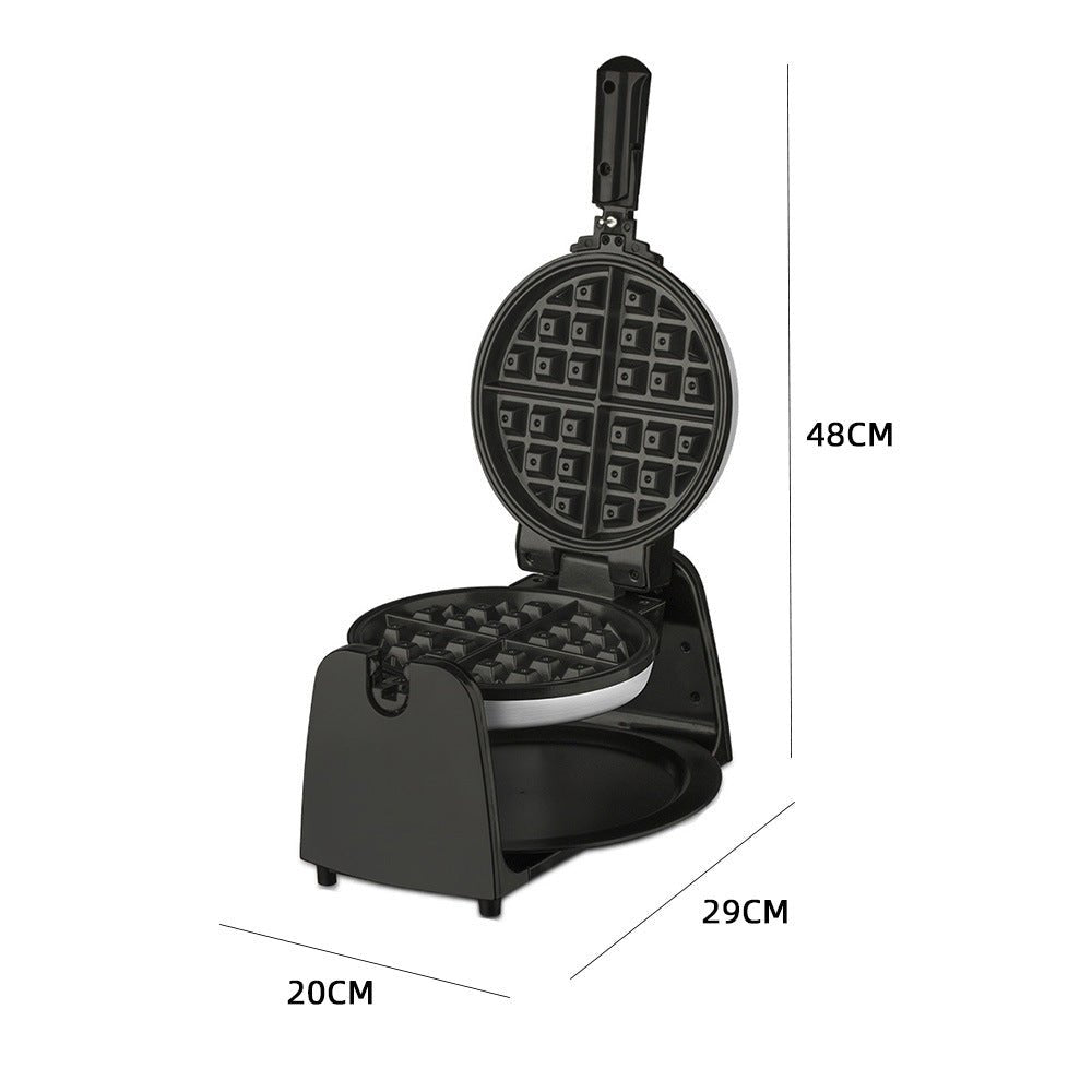 Household Round Rotating Waffle Machine - IVOIRART.COM