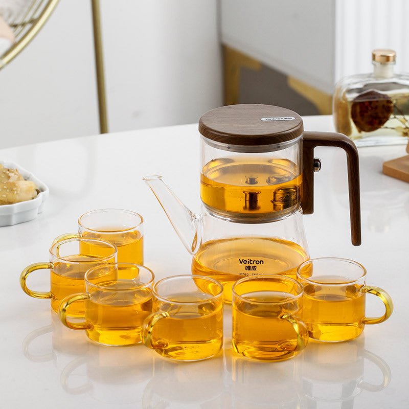Household Thickened Borosilicate Magnetic Glass Type Elegant Cup - IVOIRART.COM