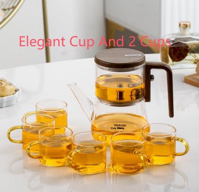 Household Thickened Borosilicate Magnetic Glass Type Elegant Cup - IVOIRART.COM