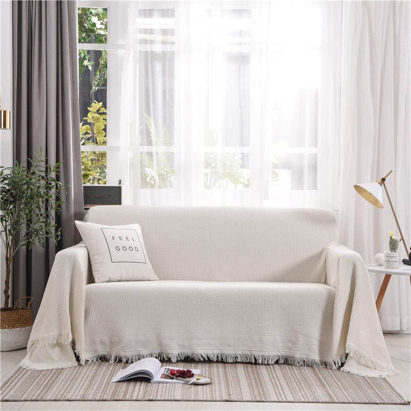 Housse de canapé nordique simple, serviette intégrale universelle pour canapé modulable - IVOIRART.COM