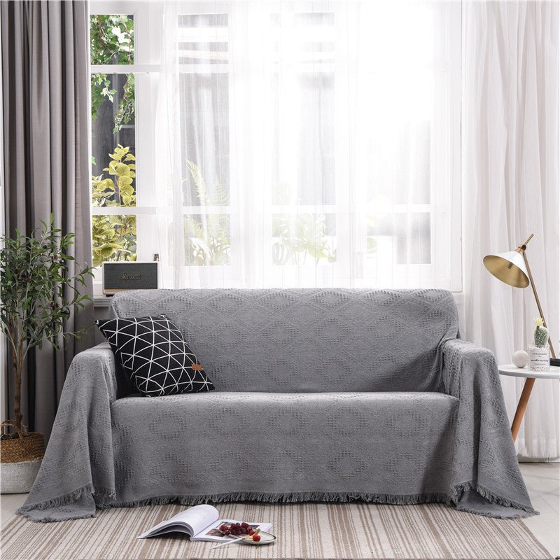 Housse de canapé nordique simple, serviette intégrale universelle pour canapé modulable - IVOIRART.COM