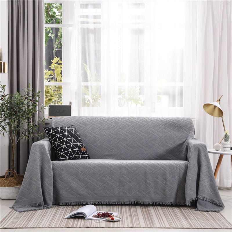 Housse de canapé nordique simple, serviette intégrale universelle pour canapé modulable - IVOIRART.COM