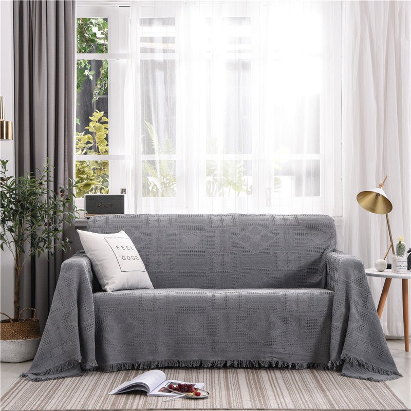 Housse de canapé nordique simple, serviette intégrale universelle pour canapé modulable - IVOIRART.COM