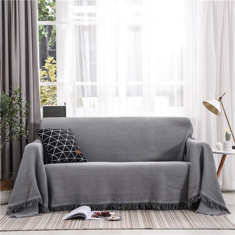 Housse de canapé nordique simple, serviette intégrale universelle pour canapé modulable - IVOIRART.COM